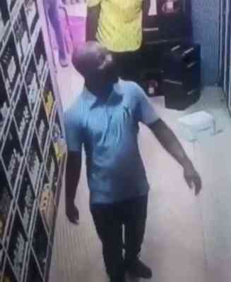 The man caught on tape stealing an iPhone