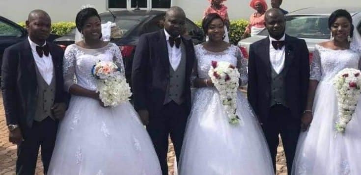 Triplets wed triplet sisters in Enugu