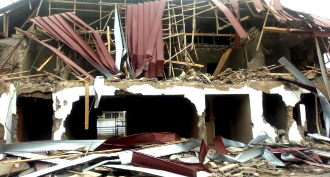 Nigerian embassy building demolished in Ghana