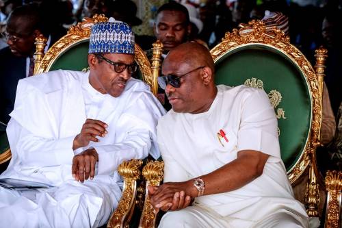 President Muhammadu Buhari and Governor Nyesom Wike