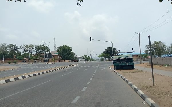 Abuja roads deserted