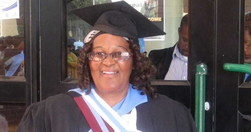 The woman rose from selling sweet to become a teacher