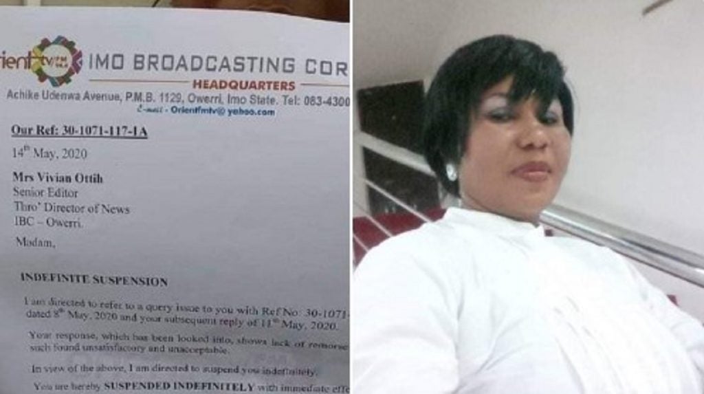 Vivian was sacked for complaining about non-payment of salaries
