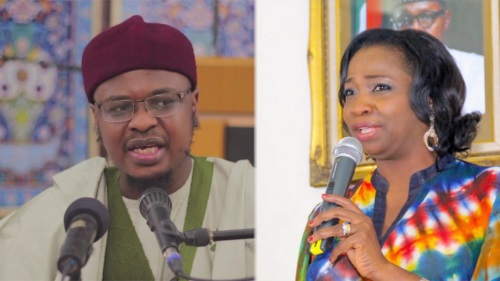 Communication minister, Isa Pantami and Abike Dabiri-Erewa