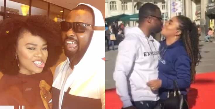 Stella Damasus and husband celebrating wedding anniversary