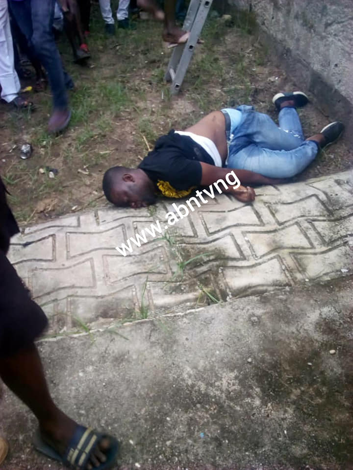 man electrocuted