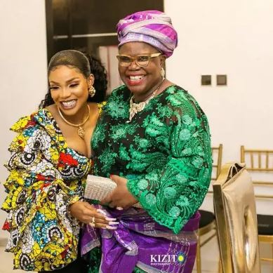 Iyabo Ojo and mother