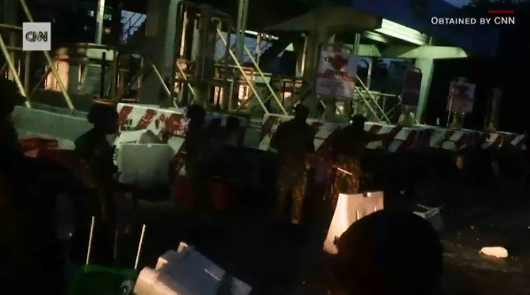 New footage by CNN captures soldiers shooting at protesters