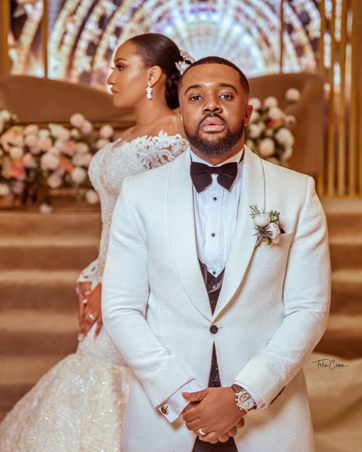 Williams Uchemba and his wife, Brunella Oscar