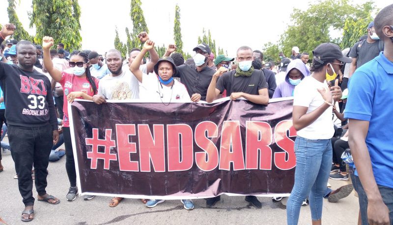 EndSARS protesters in Abuja
