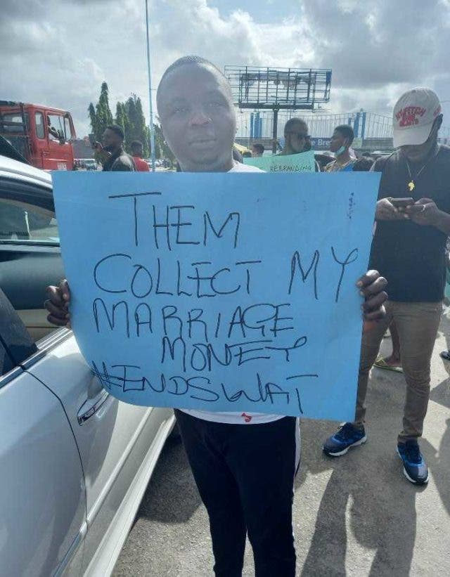 The Nigerian man protesting against police brutality