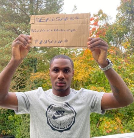 Odion Ighalo shows support for #EndSARS