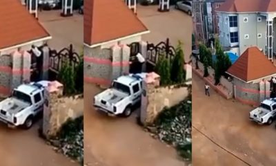 DPO caught scaling fence while escaping for his life