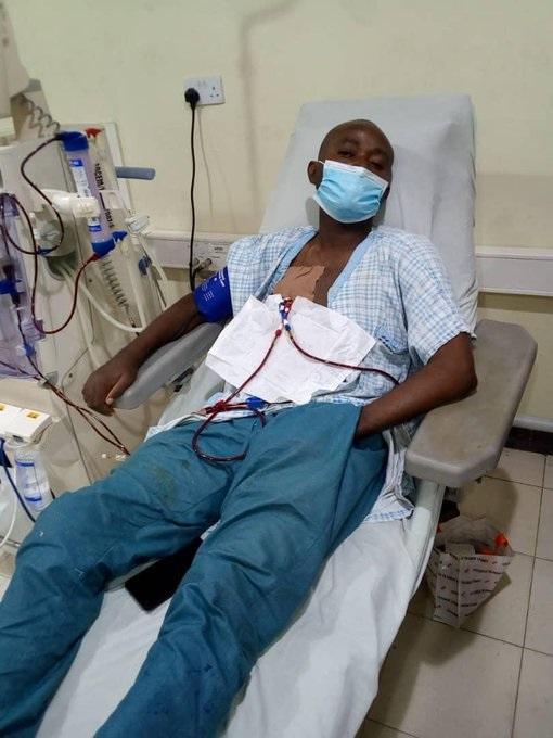 The woman's husband was bedridden and in dire need of kidney tranplant