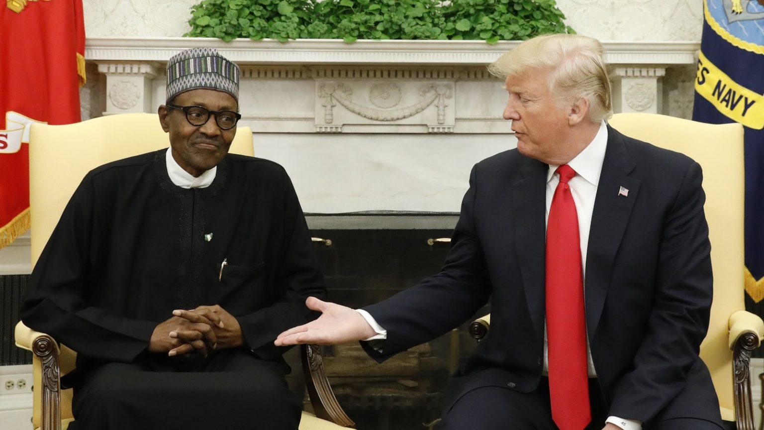Buhari and Donald Trump