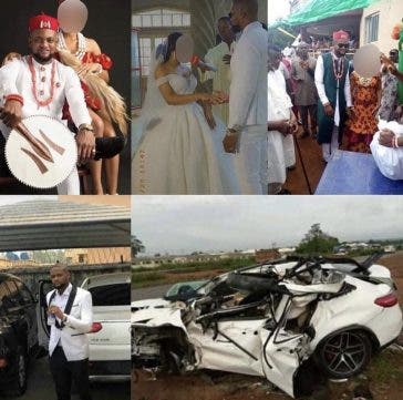 The groom died just three days after his wedding