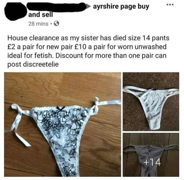 Buying Used Panties