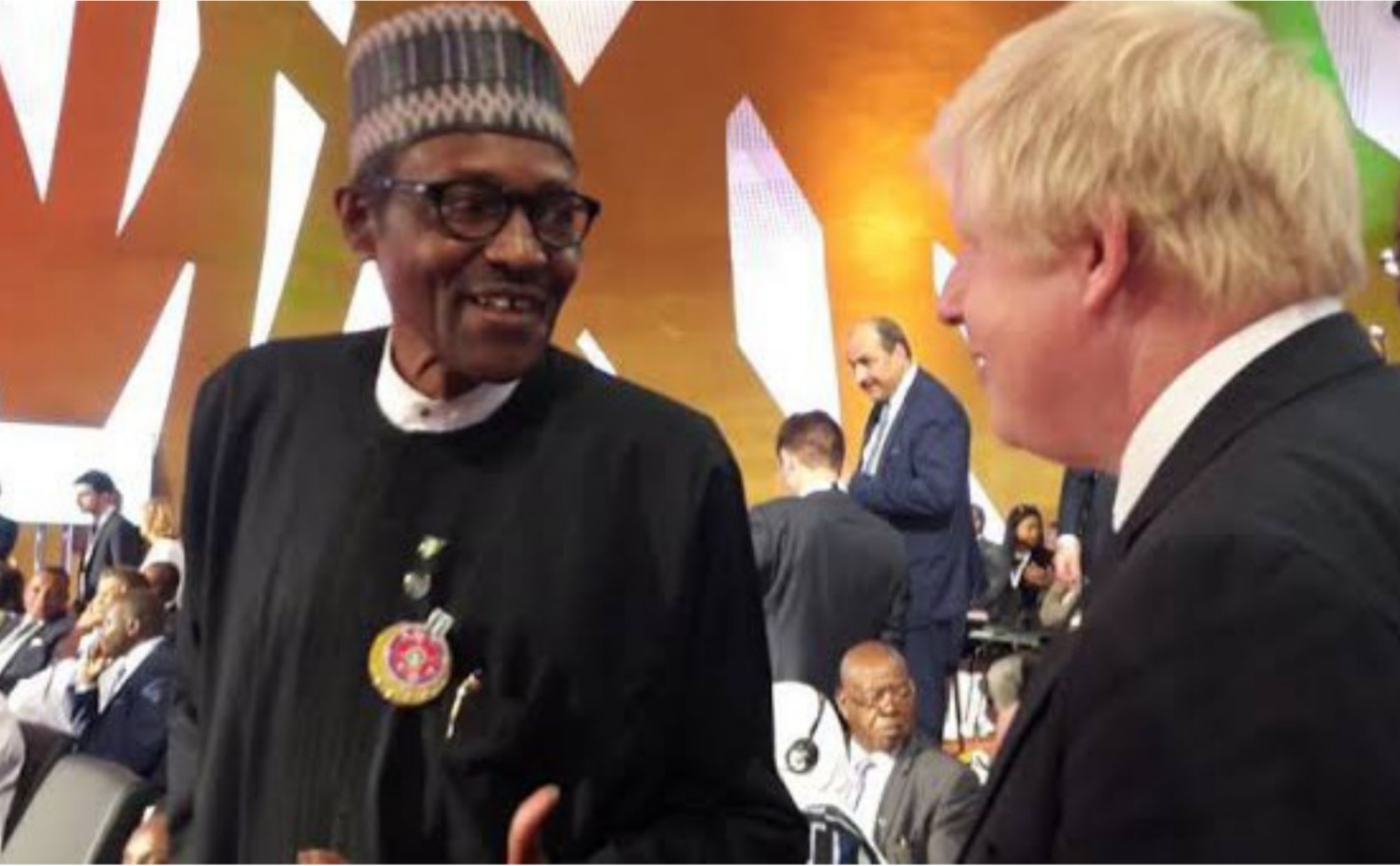 Muhammadu Buhari and Boris Johnson