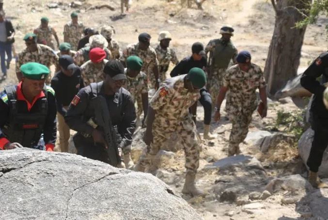 Nigerian soldiers buried