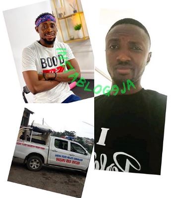 Richard was reportedly chased to his by police officers
