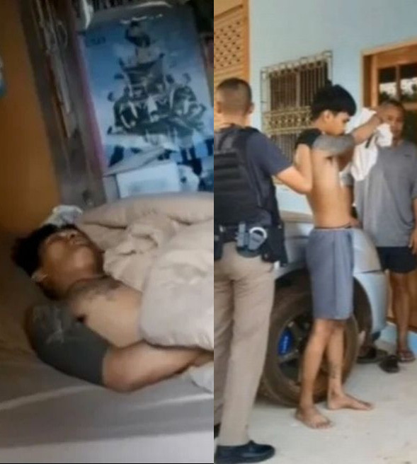 Athip Kinkhunthot arrested after falling asleep in the house he went to rob