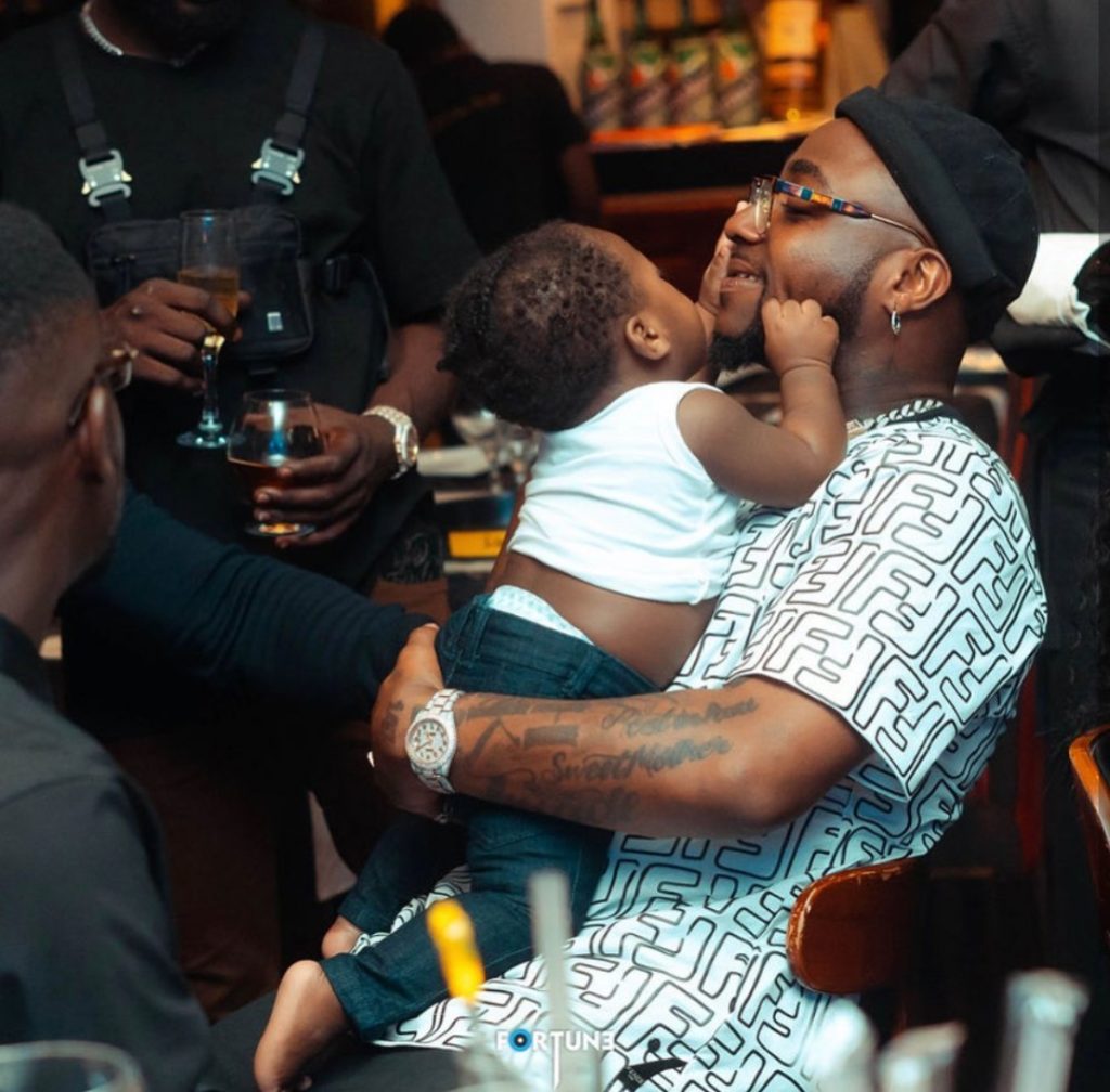 Davido and son, Ifeanyi