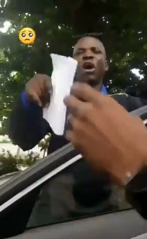 Police and foreigner fight