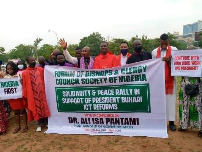Bishops hold solidarity rally for Pantami