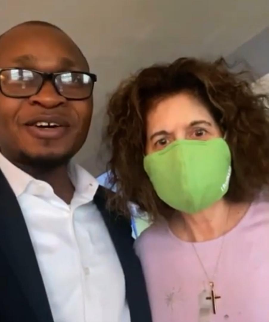 The Nigerian man returned thousands of dollars stolen by scammers from white woman 