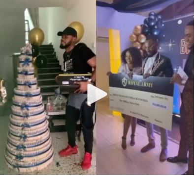 Prince gets N10 million cheque from fans