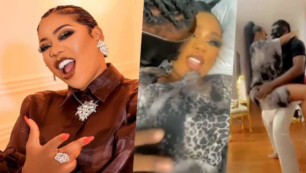 Toyin and husband display love