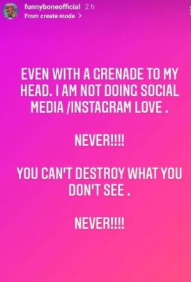 Even With A Grenade To My Head, I Am Not Doing Social Media Love - FunnyBone