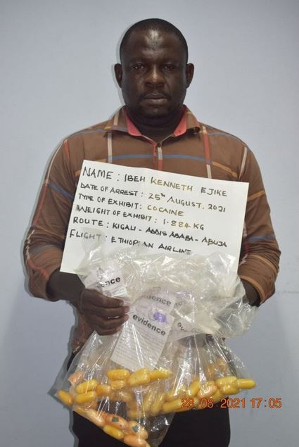 Drug Baron Excretes 87 Pellets Of Cocaine At Abuja Airport