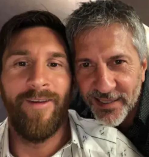 Messi and father