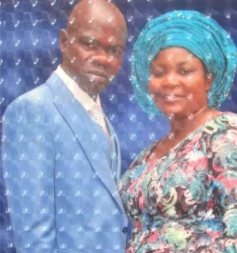 Ikedi and his wife