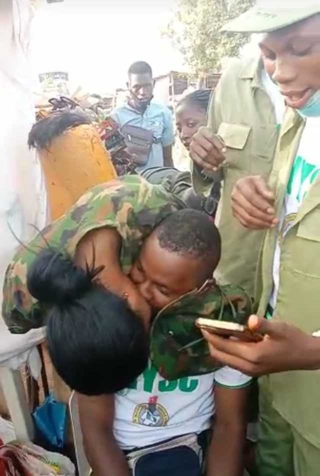 Corps member and soldier
