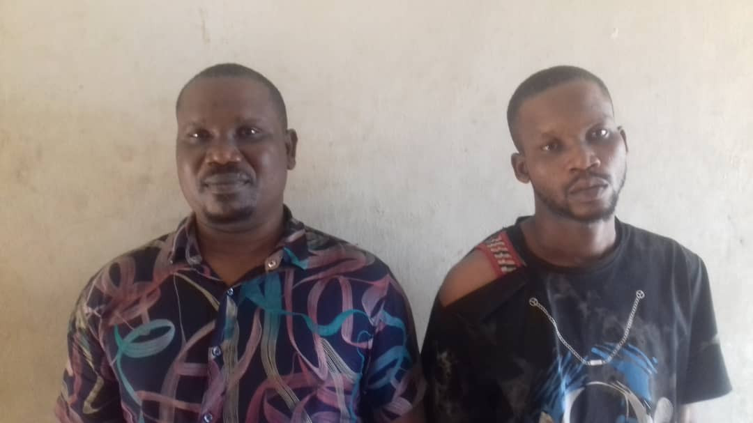 The suspected kidnappers