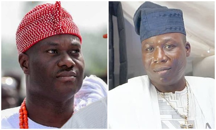 Ooni of Ife, Oba Adeyeye Ogunwusi and Sunday Igbohoa