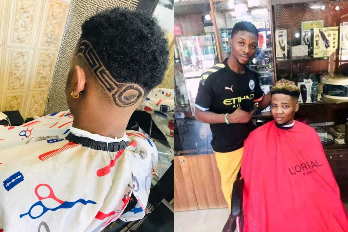 The barber arrested by the police