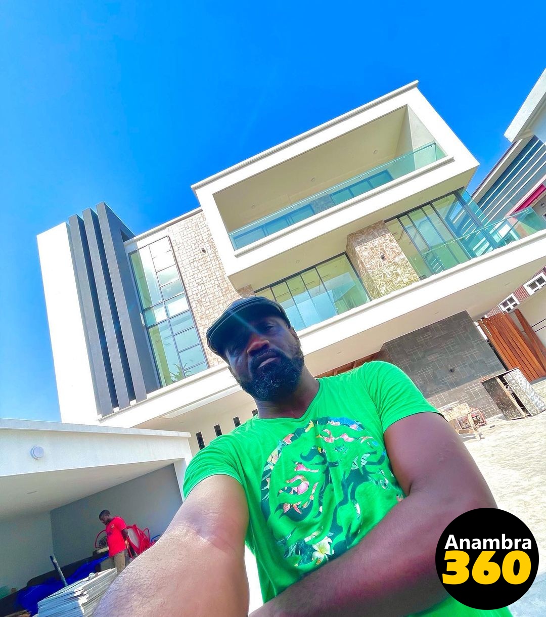 Jude Okoye shows off his new mansion