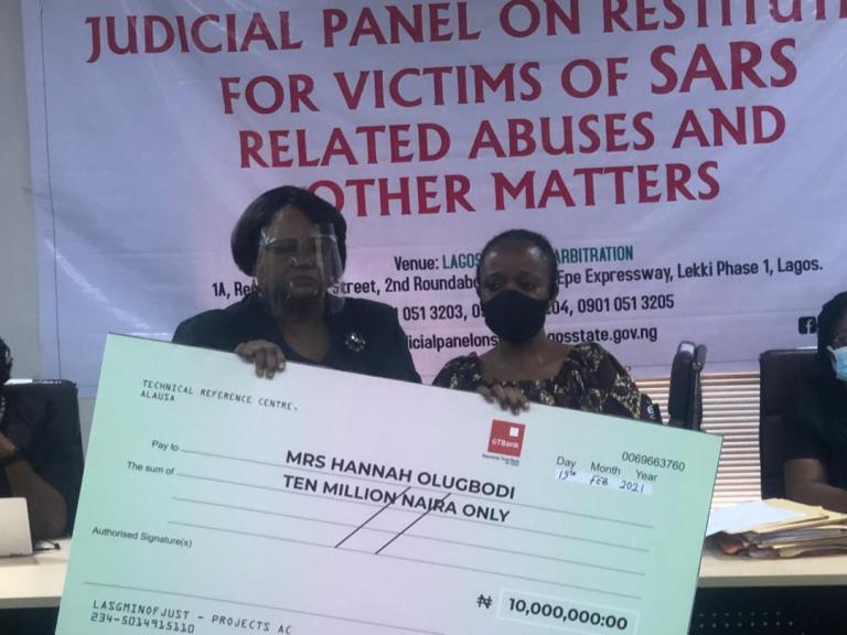 Lagos judicial panel compensates victims