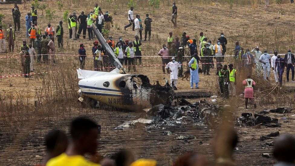 The plane crashed in Abuja