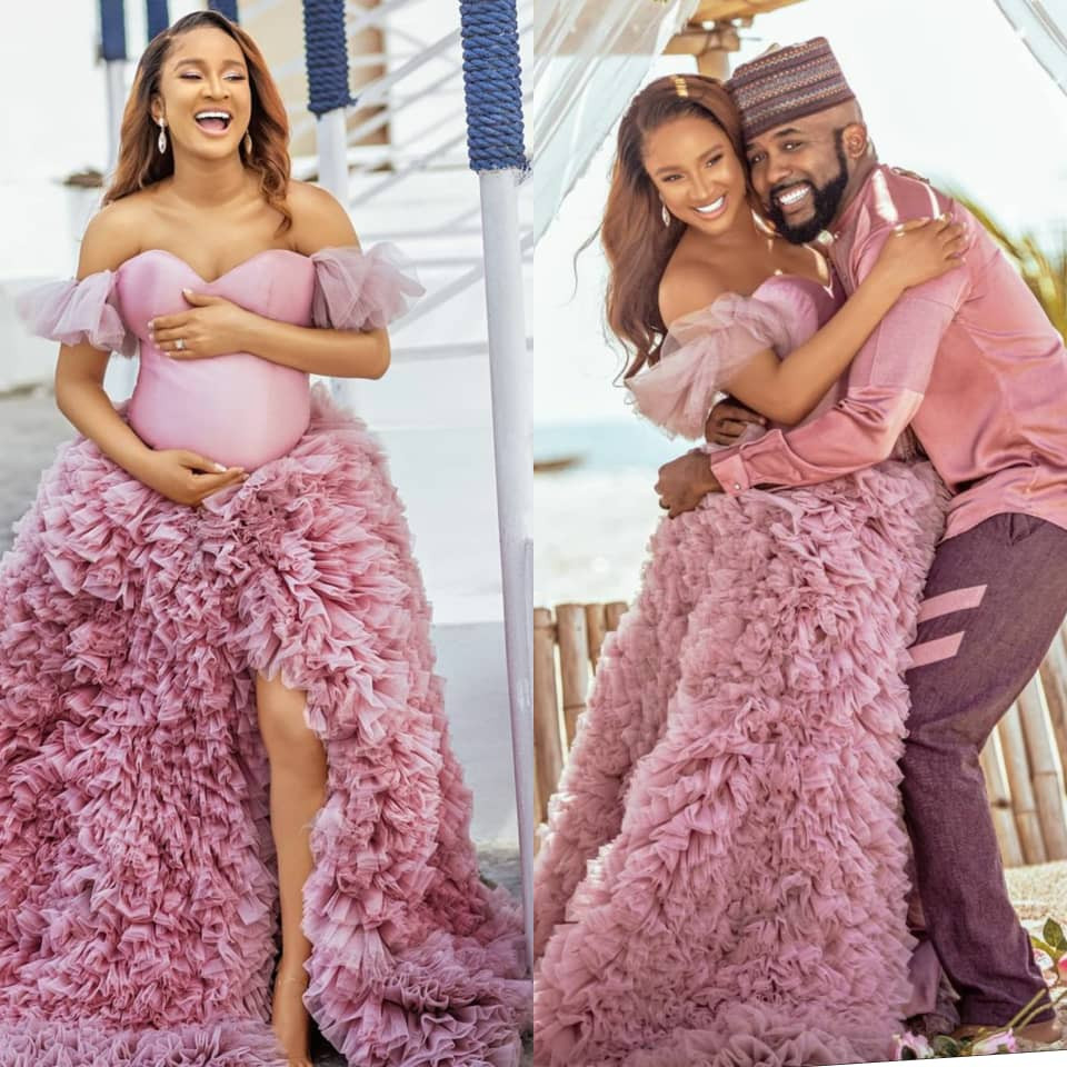 Banky W and wife, Adesua Etomi