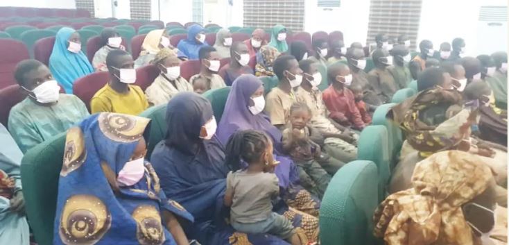 Freed passengers