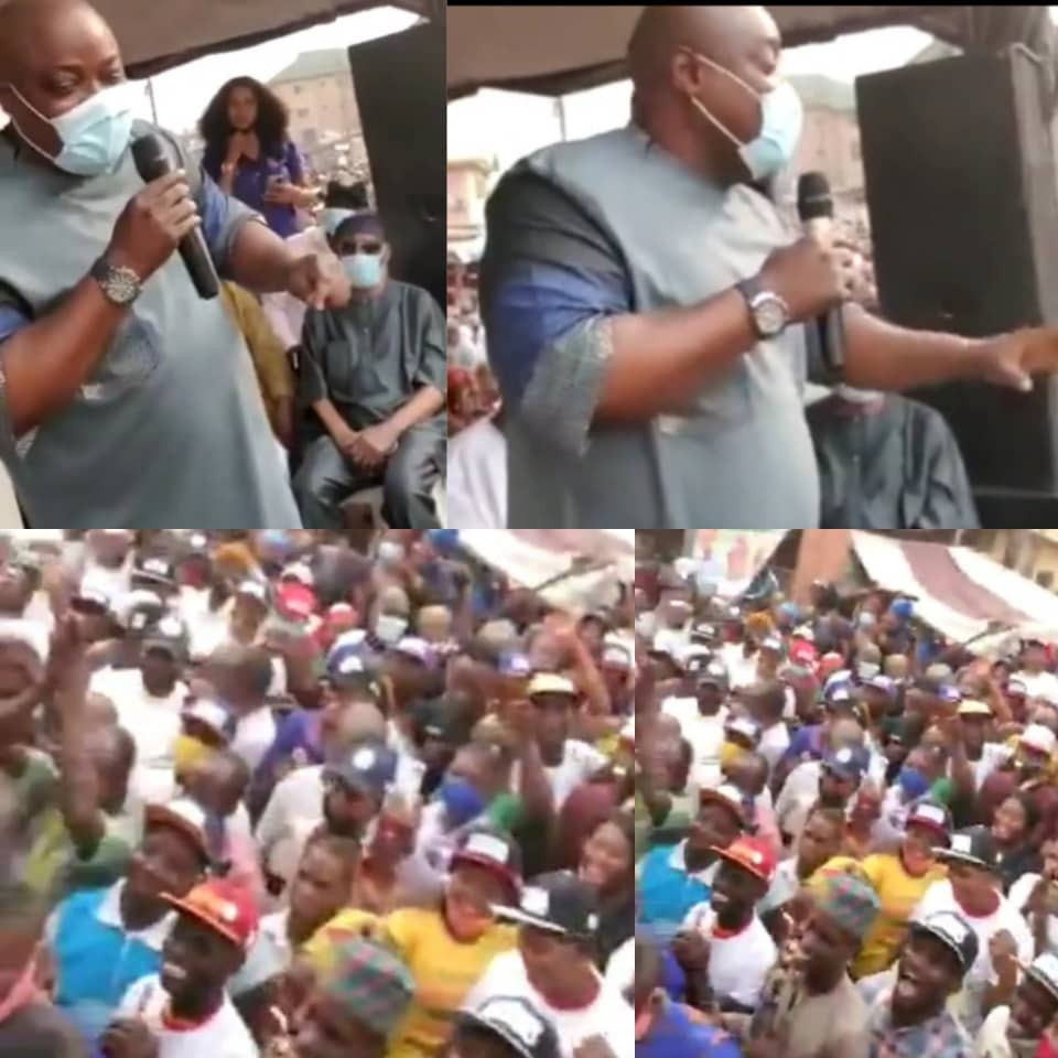 Obasa joins rally in Agege 