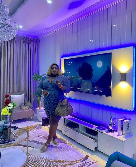 Badmus shows off the inside of her beautiful home