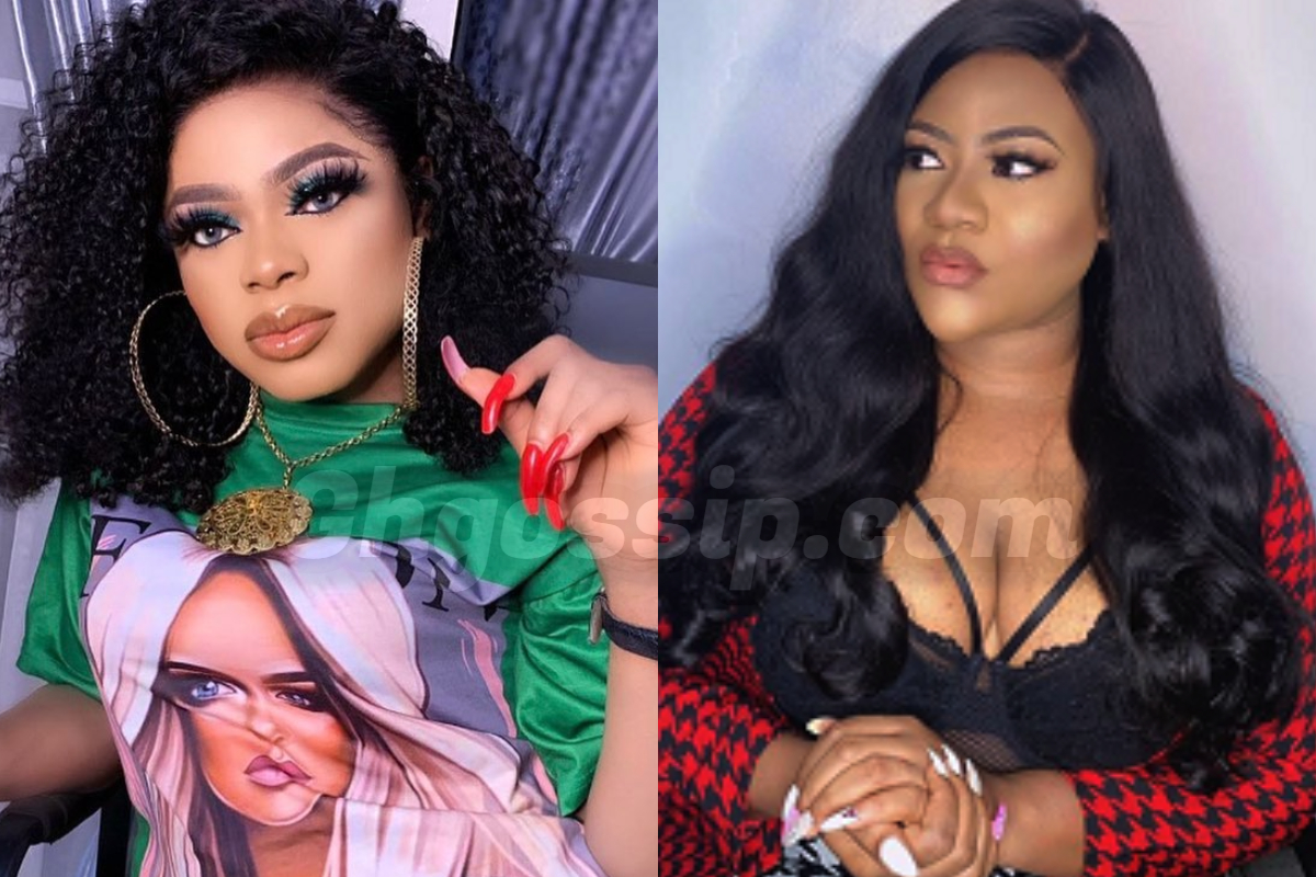 Bobrisky and Nkechi Blessing