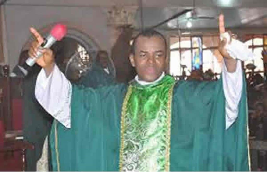 2021 Prophecy: Father Mbaka Warns President Buhari After God Showed Him That Youths Will Rise And End His Government