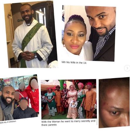 The UK-based pastor abandoned his wife and kids to marry another woman