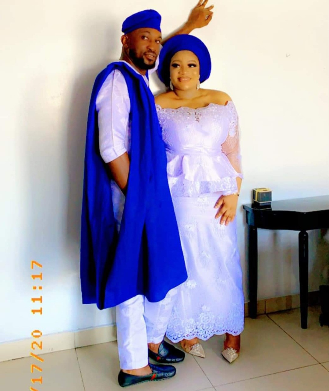 Chukwutem Victor Inalu and his wife, Onyinye Onome
